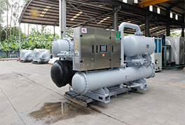 “宏星”牌特色不銹鋼滿液式螺桿冷水機(jī)，滿血防腐buff