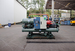 酒店就用熱回收冷水機，免費熱水隨便用