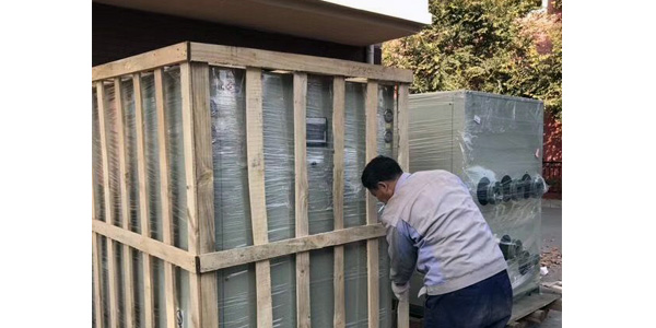 渦旋式水源熱泵機(jī)組廠家完成測試，用戶安裝簡便